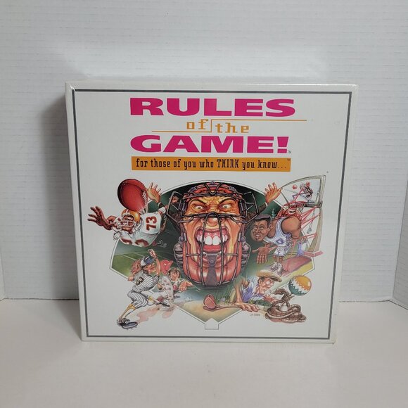 Rules Of The Game Board Game New Sealed - Picture 1 of 8